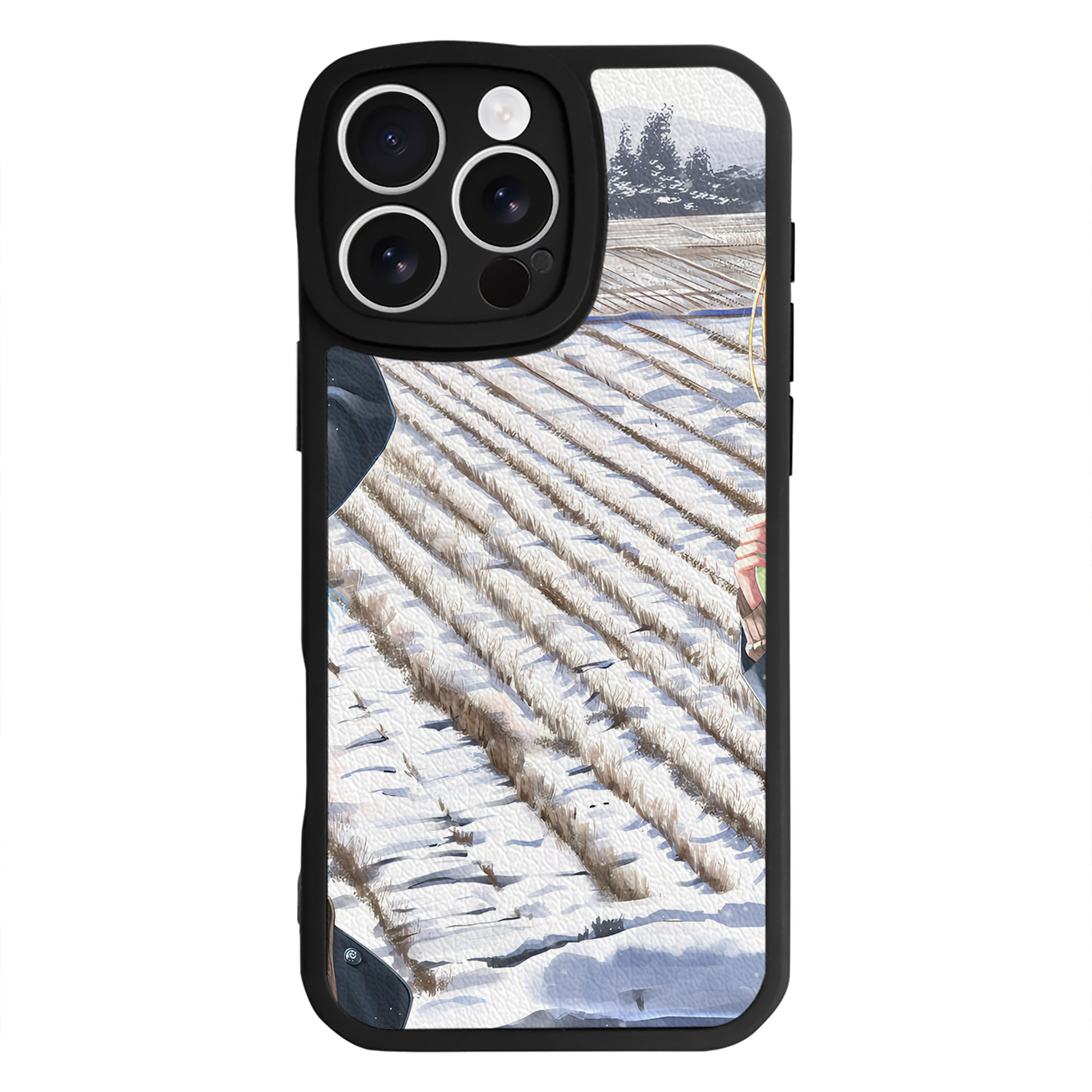 （画像用） ハイキュー!! Haikyu!! 【iPhone 16シリーズ対応】シリコンスマホケース（レザー調） 材質：シリコン